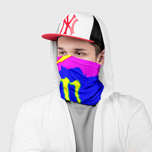 Бандана Monster energy краски цветные / 3D-принт – фото 2