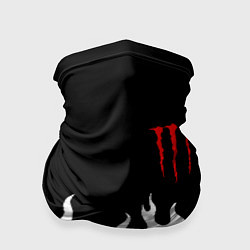 Бандана-труба Monster energy red logo, цвет: 3D-принт