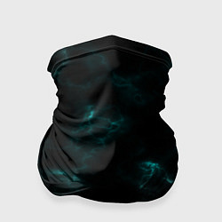 Бандана-труба Color black turquoise, цвет: 3D-принт