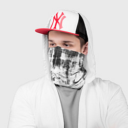 Бандана-труба Color black and white, цвет: 3D-принт — фото 2