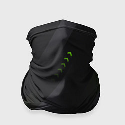 Бандана-труба Color black green, цвет: 3D-принт