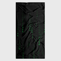 Бандана-труба Color black green, цвет: 3D-принт — фото 2