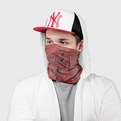 Бандана-труба Черепа лошадей - эскиз, цвет: 3D-принт — фото 2