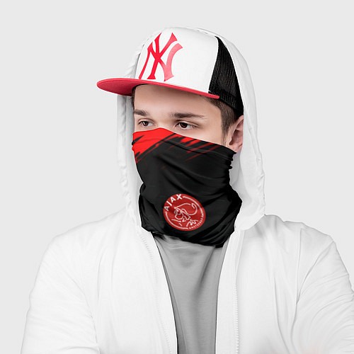 Бандана Ajax красные краски / 3D-принт – фото 2