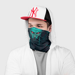 Бандана-труба Мастер черепов - колдун, цвет: 3D-принт — фото 2