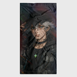 Бандана-труба Парень в кепке, цвет: 3D-принт — фото 2