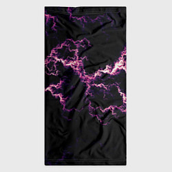 Бандана-труба Lightning pink glow, цвет: 3D-принт — фото 2