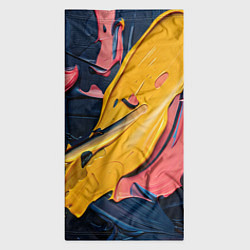 Бандана-труба Мазки акриловой краски, цвет: 3D-принт — фото 2