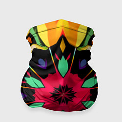 Бандана-труба Салатовый калейдоскоп, цвет: 3D-принт