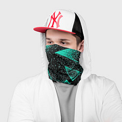 Бандана-труба The triangle is light blue, цвет: 3D-принт — фото 2