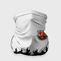 Бандана-труба Barcelona черный огонь, цвет: 3D-принт