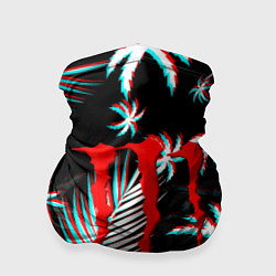 Бандана-труба Monster energy неоновые тропики, цвет: 3D-принт