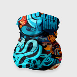 Бандана-труба Abstract graffiti - ai art, цвет: 3D-принт