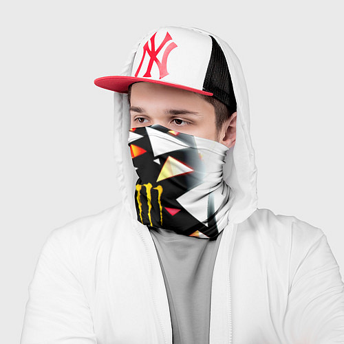 Бандана Monster energy геометрия / 3D-принт – фото 2