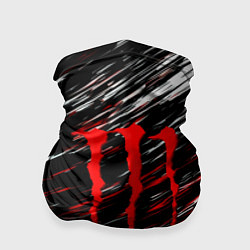 Бандана-труба Monster energy штрихи красок, цвет: 3D-принт