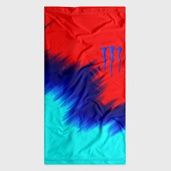 Бандана-труба Monster energy краски штрихи, цвет: 3D-принт — фото 2