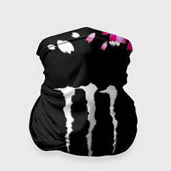 Бандана-труба Monster energy sakura, цвет: 3D-принт