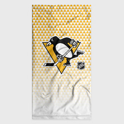 Бандана-труба Питтсбург Пингвинз - желтый и белый, цвет: 3D-принт — фото 2