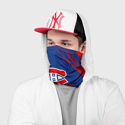 Бандана Монреаль Канадиенс - брызги / 3D-принт – фото 2