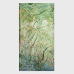 Бандана-труба Абстракция - faded spots on a green background, цвет: 3D-принт — фото 2