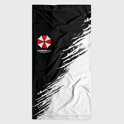 Бандана-труба Umbrella Corp - black and white, цвет: 3D-принт — фото 2