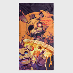 Бандана-труба FNaF Bonnie-Freddy, цвет: 3D-принт — фото 2