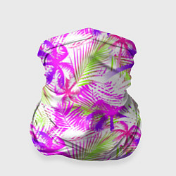 Бандана-труба Palm tree pink, цвет: 3D-принт