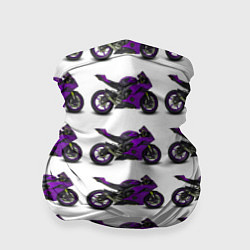 Бандана Motorcycle purple