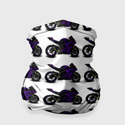 Бандана The motorcycle is dark purple