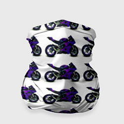 Бандана Motorcycle purple gloss
