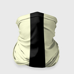 Бандана-труба Color black beige line, цвет: 3D-принт