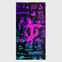 Бандана-труба Fortnite x doom neon logo, цвет: 3D-принт — фото 2