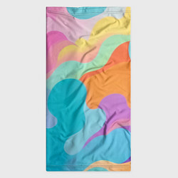 Бандана-труба Разноцветные красивые облака, цвет: 3D-принт — фото 2