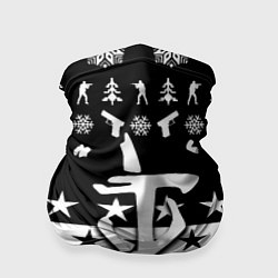 Бандана-труба Doom x csgo winter, цвет: 3D-принт