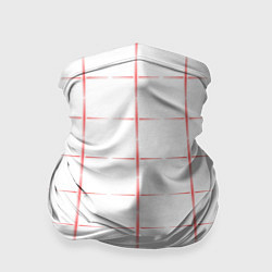 Бандана Color white red crosses