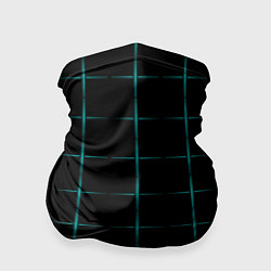 Бандана Color black blue crosses