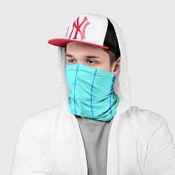 Бандана-труба Сolor blue line, цвет: 3D-принт — фото 2