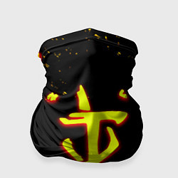 Бандана Doom огненные символы