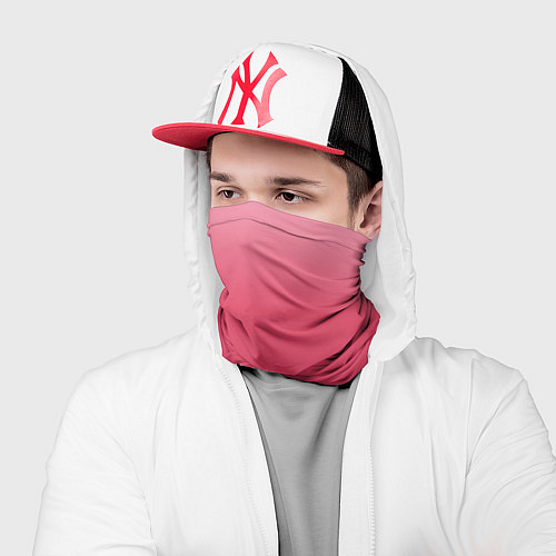 Бандана Градиент гранатовый / 3D-принт – фото 2