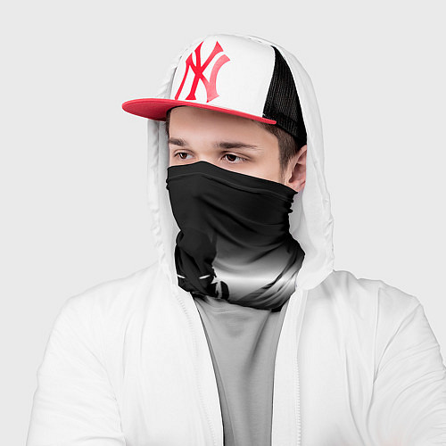 Бандана Силуэт Бэтмена - градиент / 3D-принт – фото 2