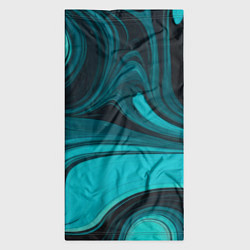 Бандана-труба Мраморный малахитовый узор из изумрудных разводов, цвет: 3D-принт — фото 2
