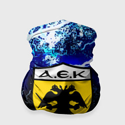 Бандана-труба AEK голубой шторм молнии, цвет: 3D-принт