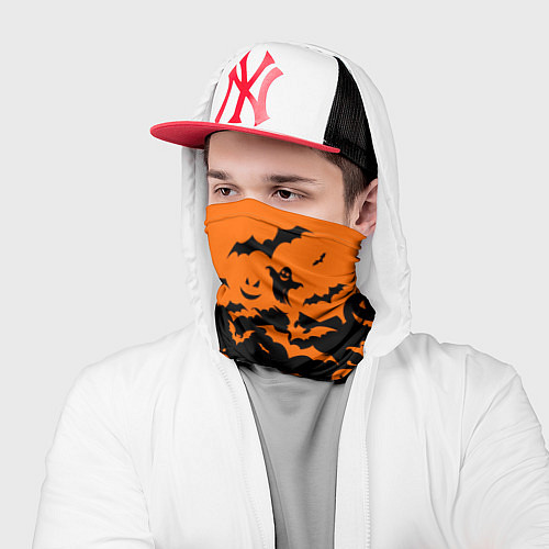 Бандана Хэллоуин тыквы и призраки / 3D-принт – фото 2