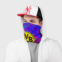 Бандана-труба Borussia абстрактные краски, цвет: 3D-принт — фото 2