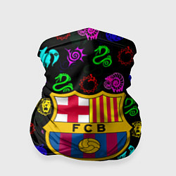 Бандана Barcelona neon games logo
