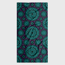 Бандана-труба Мозаика на фиолетовом, цвет: 3D-принт — фото 2