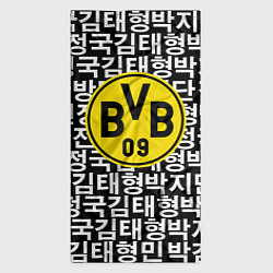 Бандана-труба Borussia японские символы паттерн, цвет: 3D-принт — фото 2