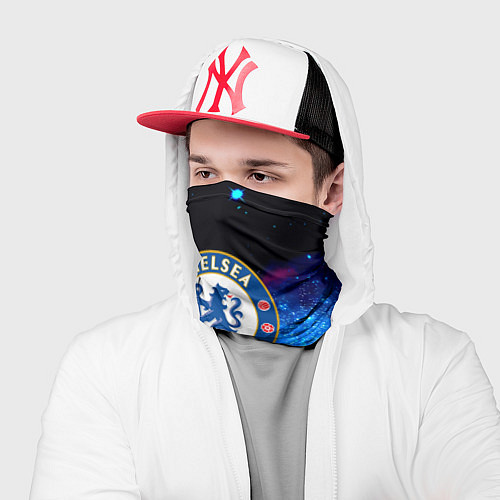 Бандана Челси неоновый космос / 3D-принт – фото 2