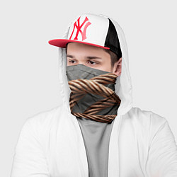 Бандана-труба Витая медь, цвет: 3D-принт — фото 2