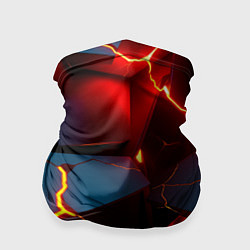 Бандана-труба Orange rift, цвет: 3D-принт